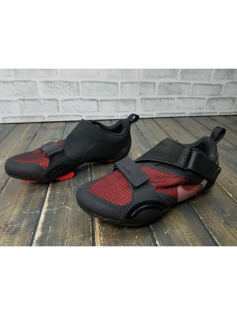 NIKE SuperRep Indoor Cycle Shoes Black Crimson S Women's Size 11 CJ0775-008